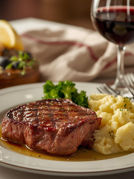 Garlic Butter Ribeye Steak