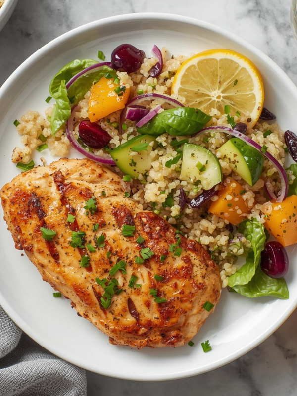 Lemon Herb Air Fryer Chicken Breast