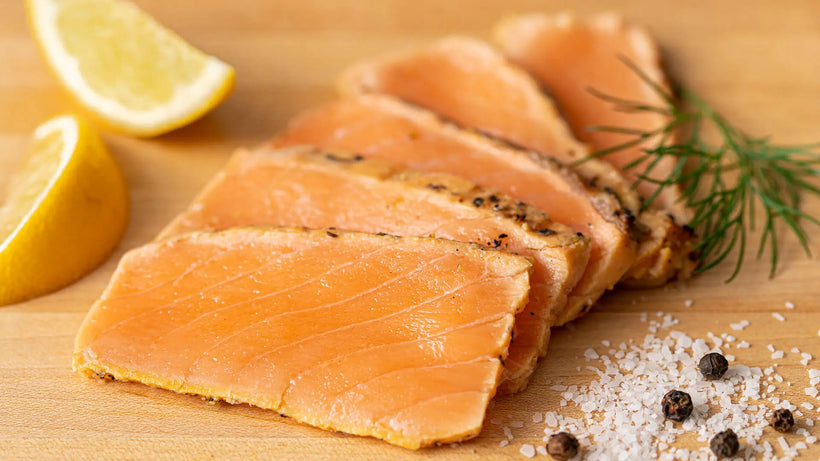 Sliced Seared Salmon
