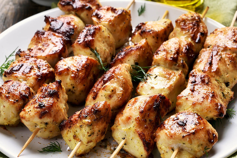 Honey Garlic Chicken Skewers Sticks Honey Garlic Mini Chicken